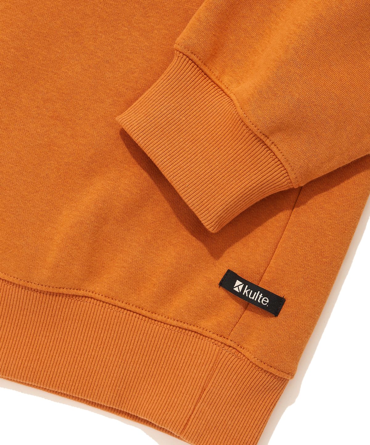 쿨트(KULTE) SCRIPT CHAIN EMB CREWNECK_ORANGE