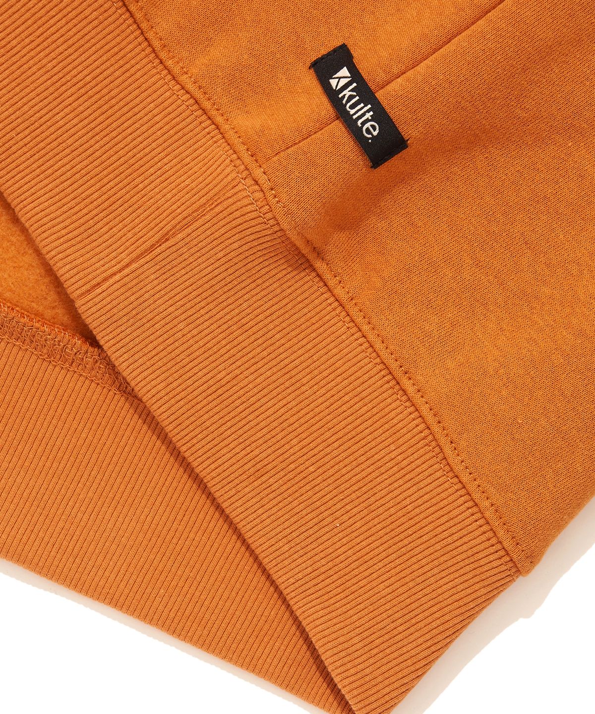 쿨트(KULTE) SCRIPT CHAIN EMB CREWNECK_ORANGE