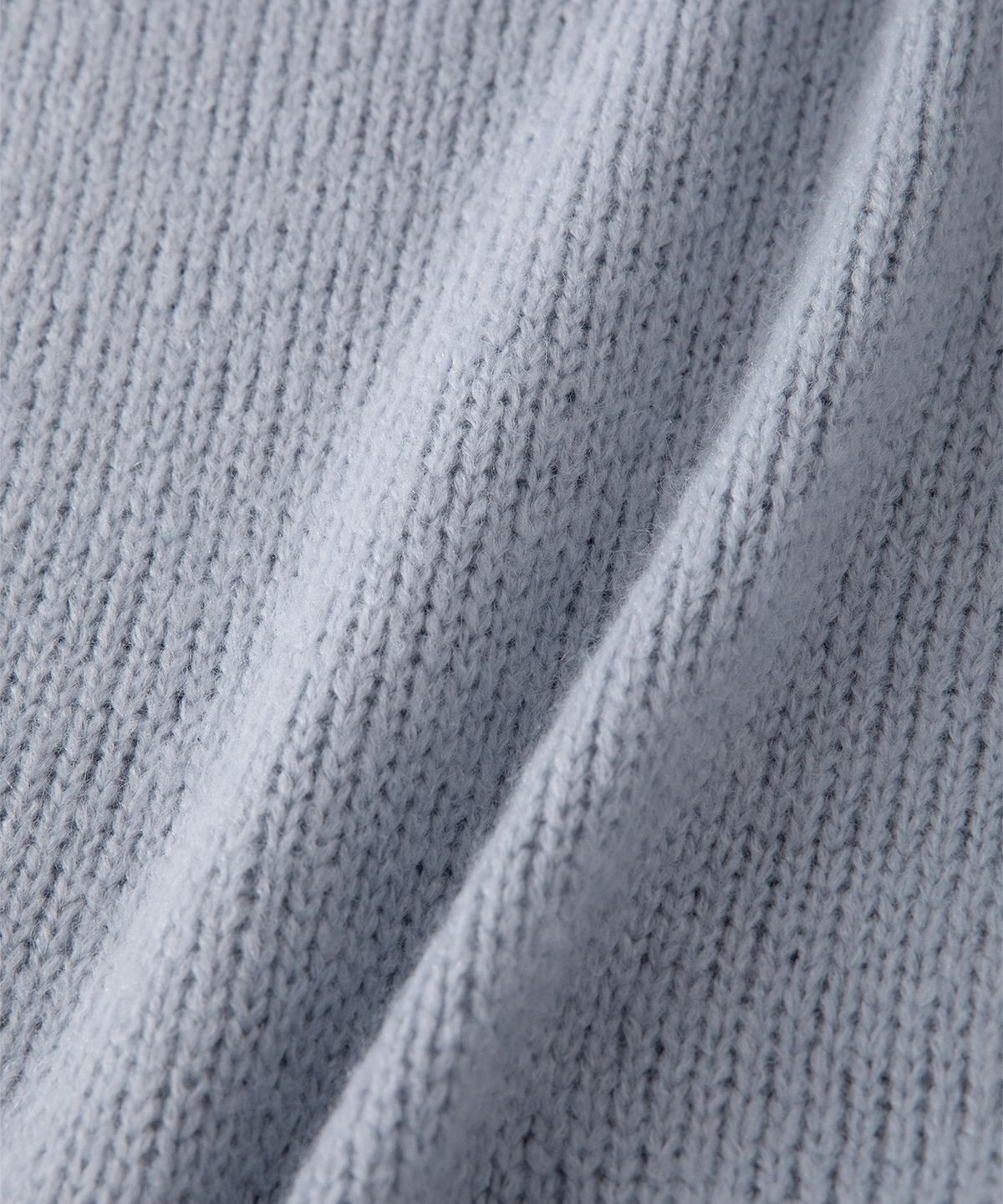 썸웨어버터(SOMEWHEREBUTTER) Mohair Letter Long Sleeve Knit - Light Blue