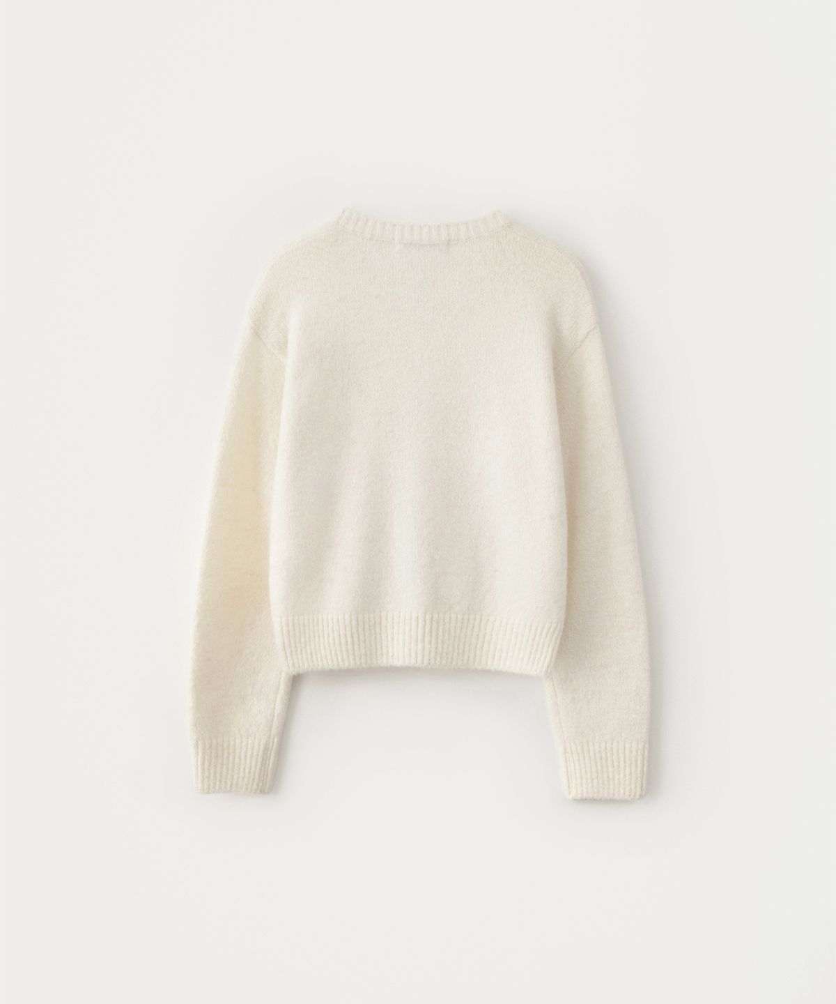 썸웨어버터(SOMEWHEREBUTTER) Manon Alpaca Cardigan - Ivory
