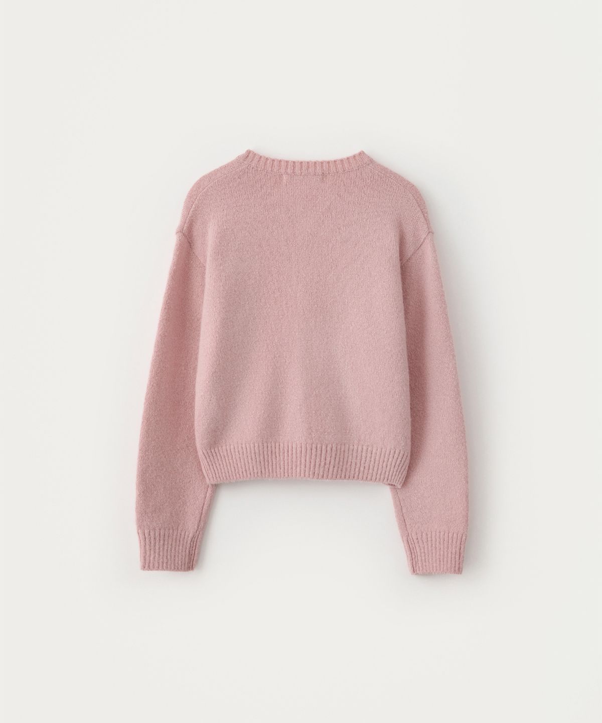 썸웨어버터(SOMEWHEREBUTTER) Manon Alpaca Cardigan - Pink
