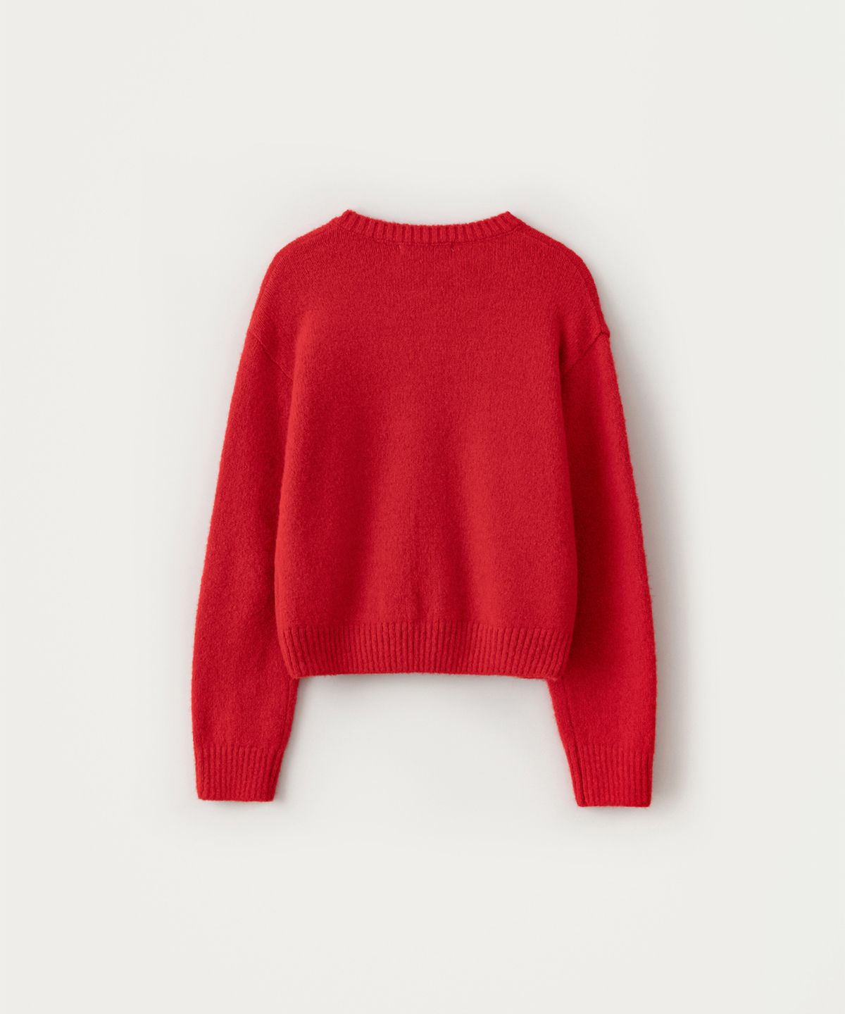 썸웨어버터(SOMEWHEREBUTTER) Manon Alpaca Cardigan - Red