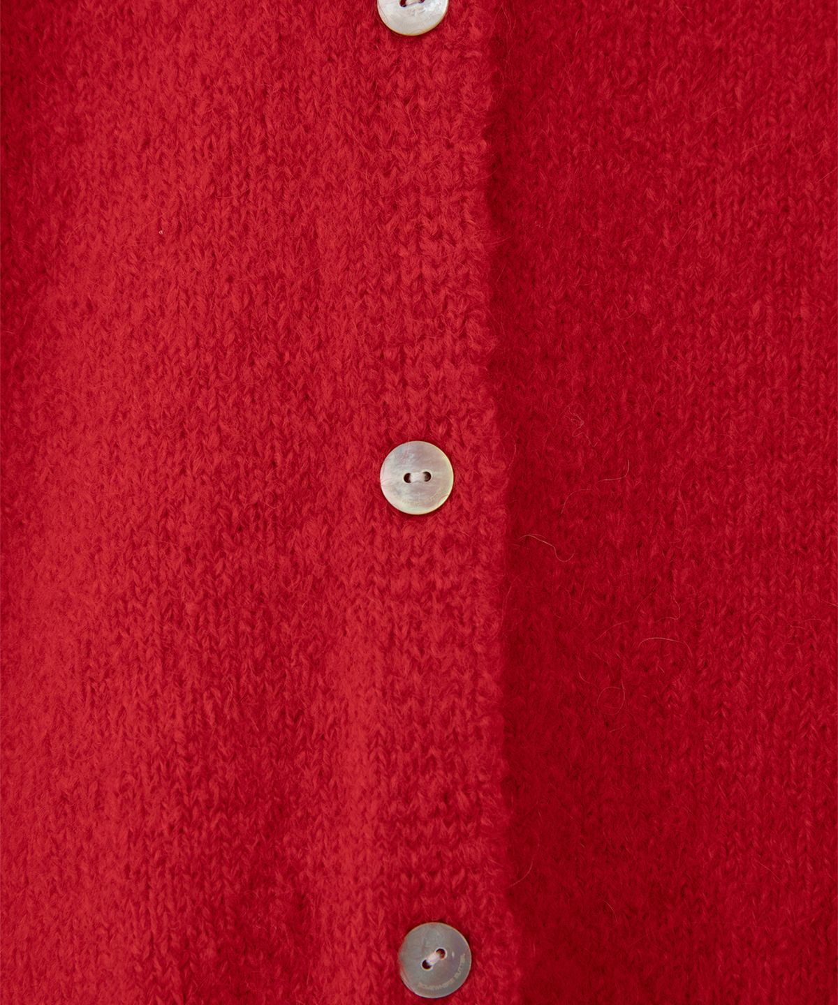 썸웨어버터(SOMEWHEREBUTTER) Manon Alpaca Cardigan - Red