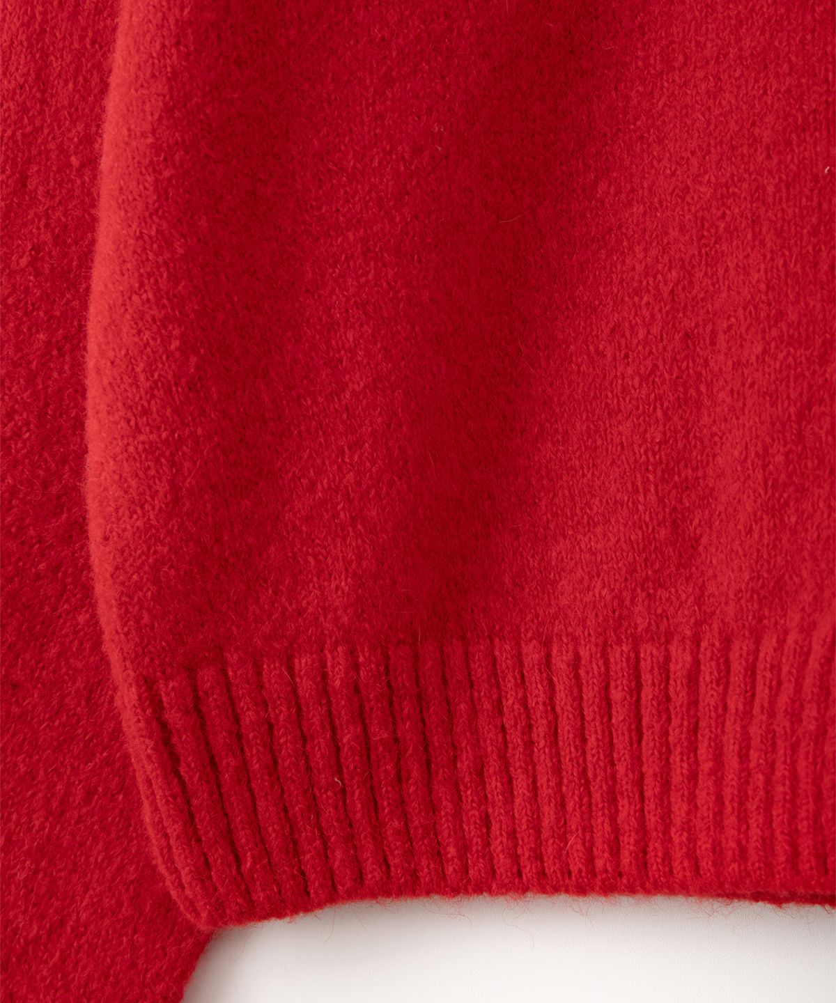 썸웨어버터(SOMEWHEREBUTTER) Manon Alpaca Cardigan - Red