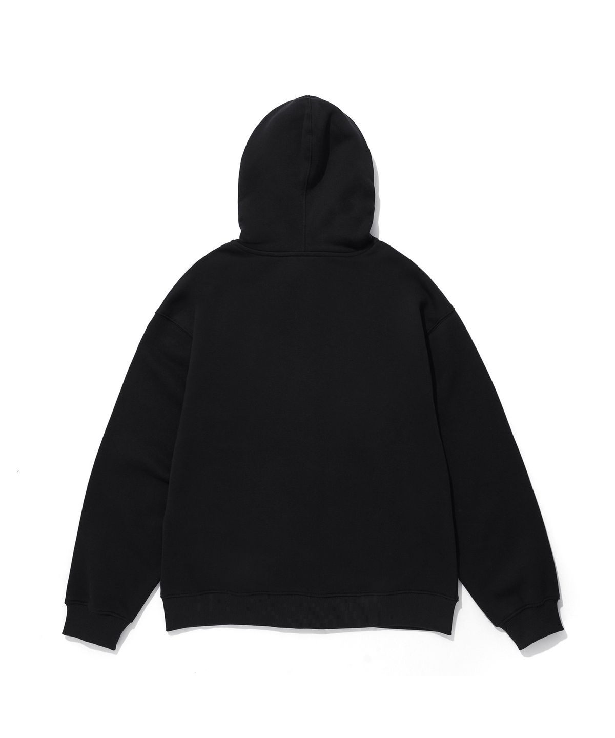 쿨트(KULTE) SCRIPT CHAIN EMB HOOD ZIP-UP_BLACK