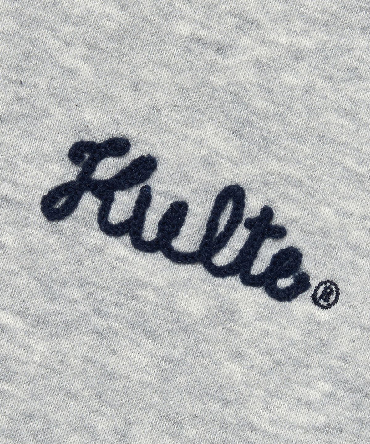 쿨트(KULTE) SCRIPT CHAIN EMB HOOD ZIP-UP_M.GREY