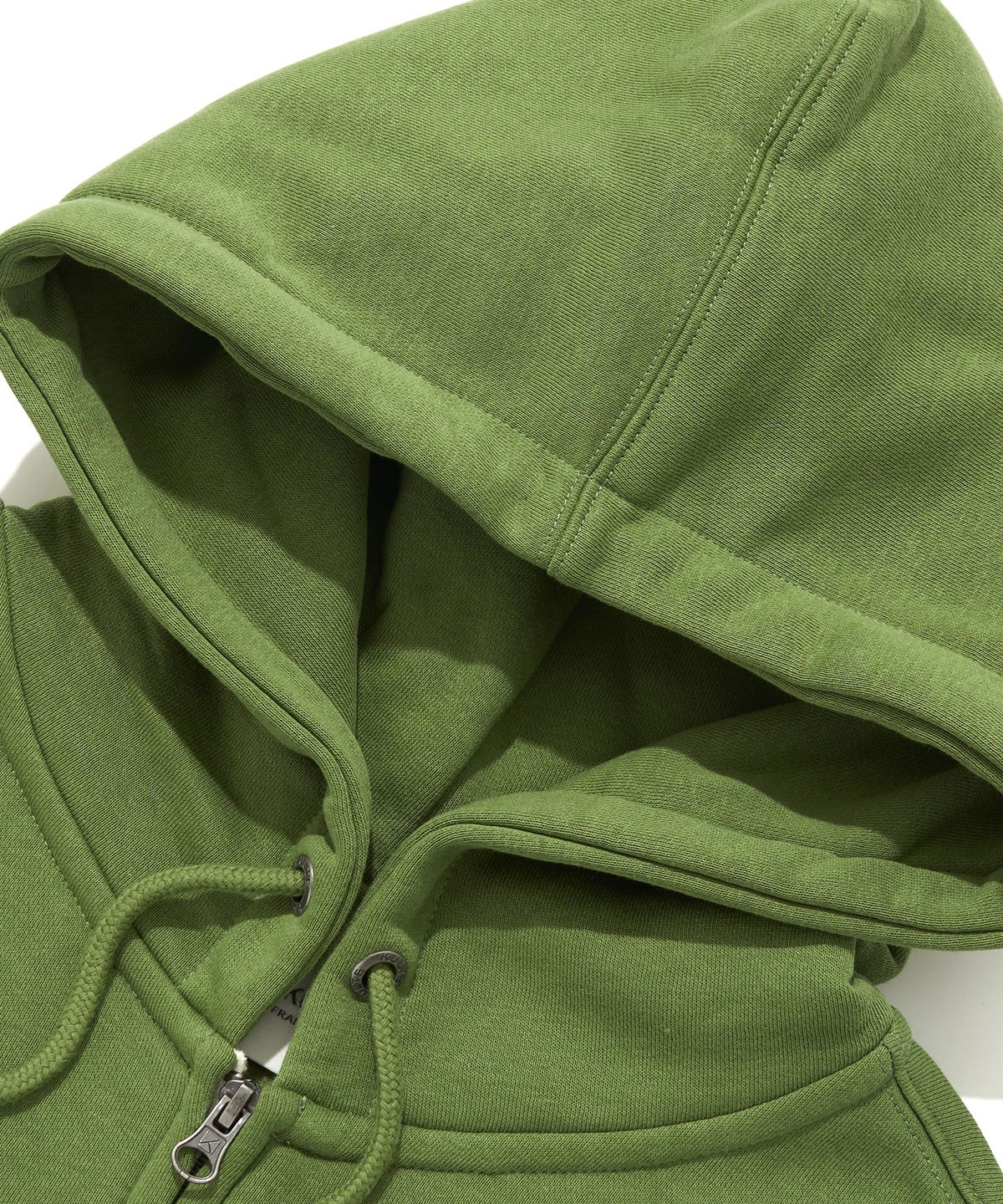 쿨트(KULTE) SCRIPT CHAIN EMB HOOD ZIP-UP_GREEN