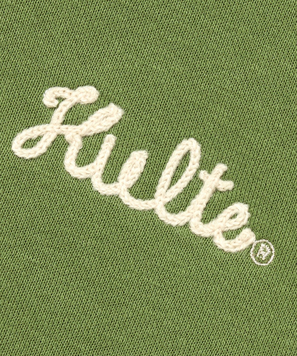 쿨트(KULTE) SCRIPT CHAIN EMB HOOD ZIP-UP_GREEN