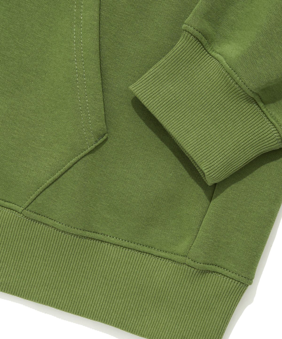 쿨트(KULTE) SCRIPT CHAIN EMB HOOD ZIP-UP_GREEN