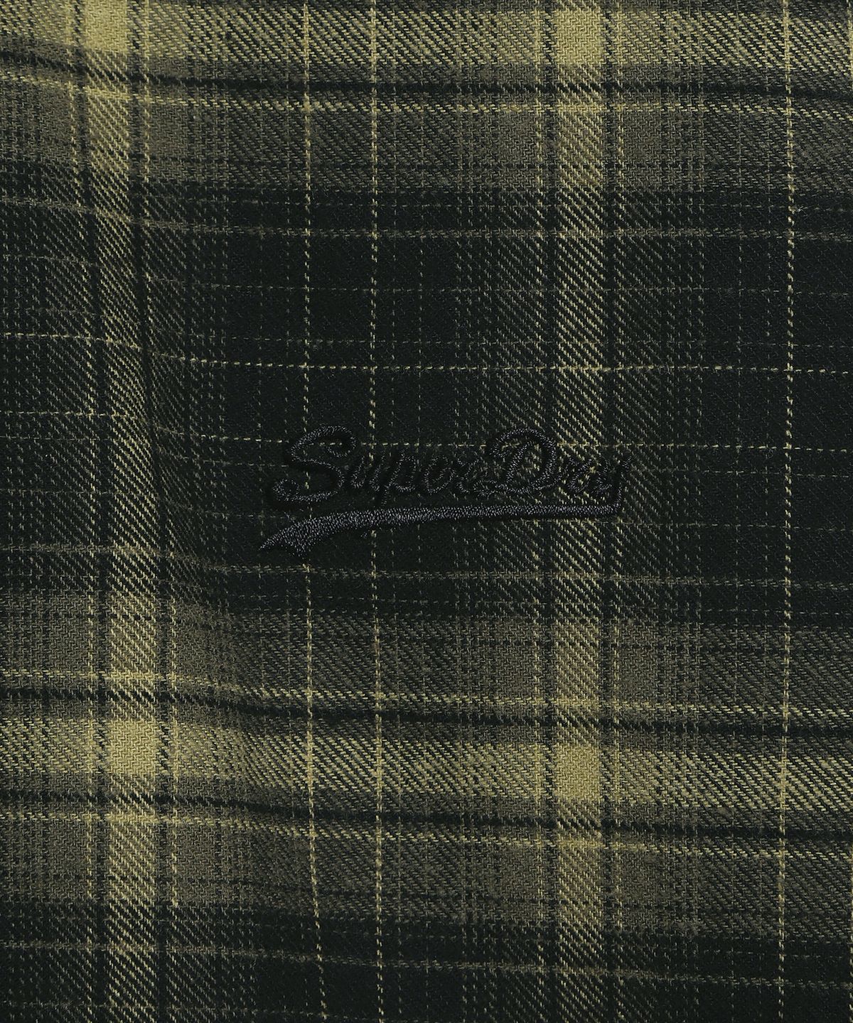 슈퍼드라이(SUPERDRY) W 오버사이즈 체크 셔츠 카키