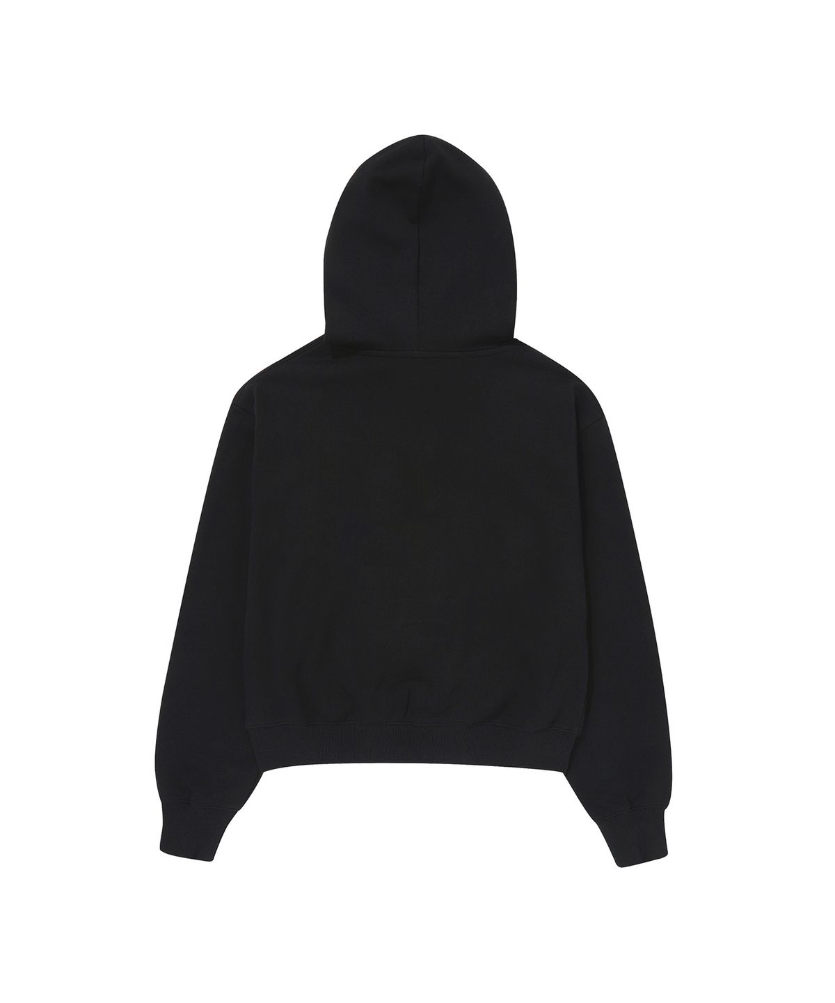 슈퍼드라이(SUPERDRY) W 빈티지 로고 크롭 후드 블랙