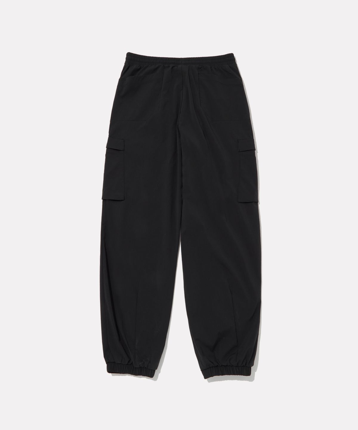 리복(REEBOK) 나일론 스트레치 카고 조거 팬츠 - 블랙