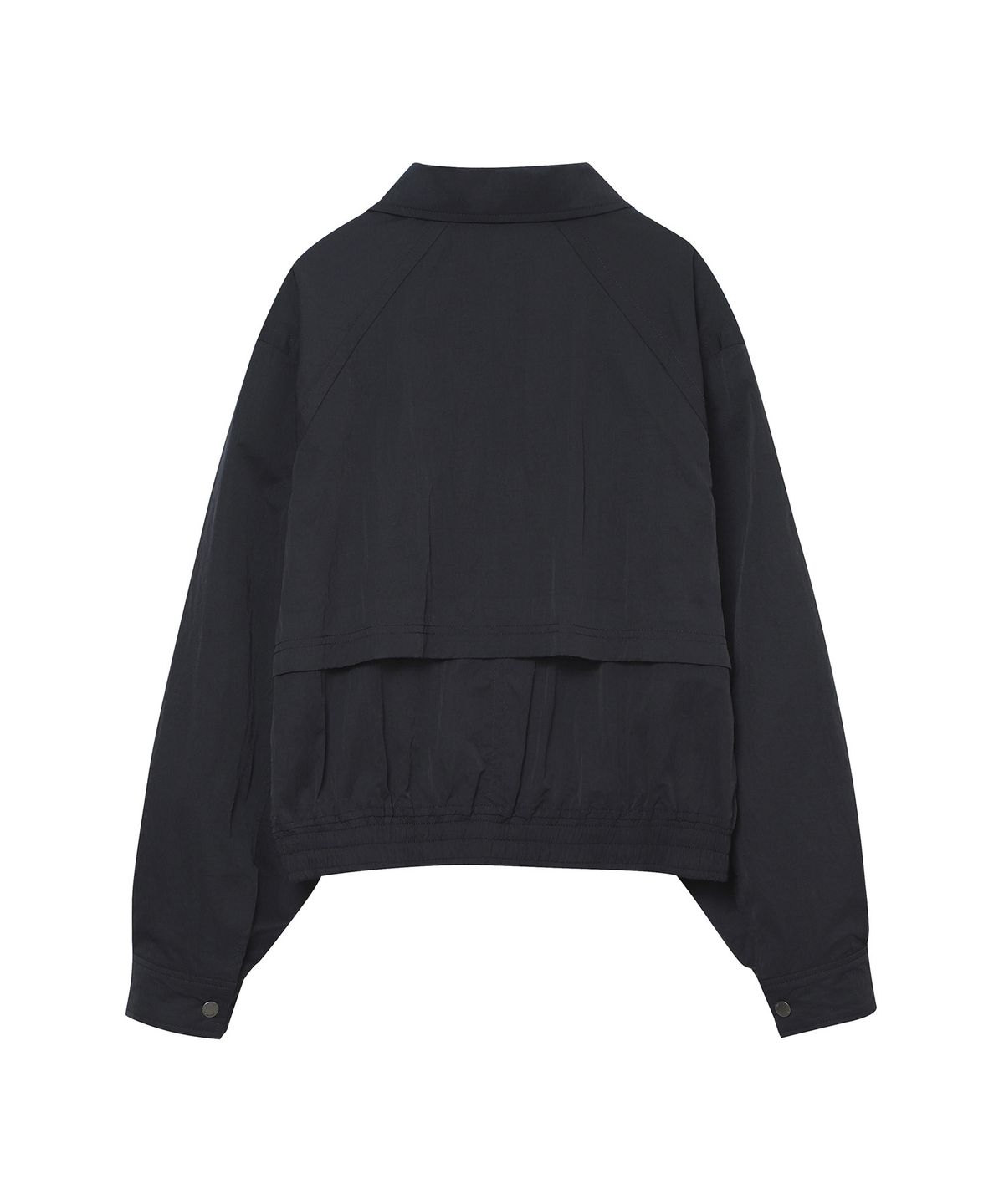 슈퍼드라이(SUPERDRY) W 볼륨 슬리브 블루종 자켓 블랙