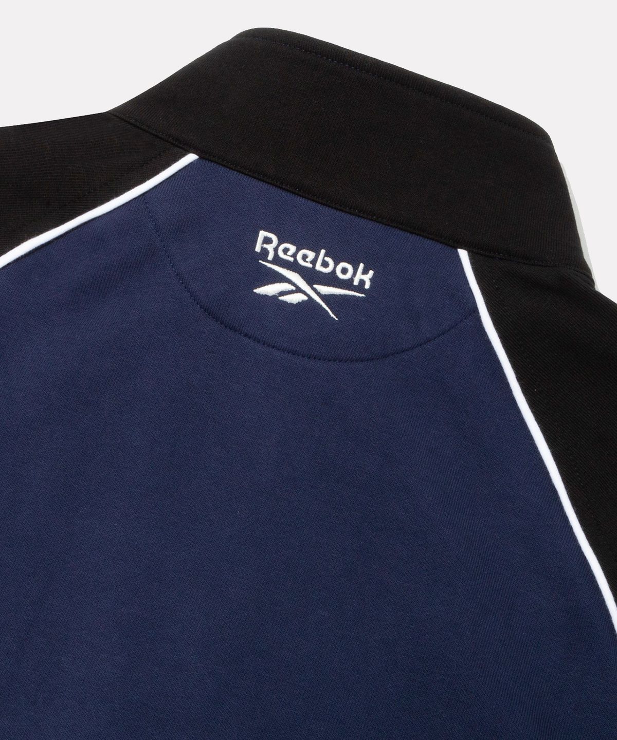 리복(REEBOK) 프리미어 반집업 맨투맨 - 네이비