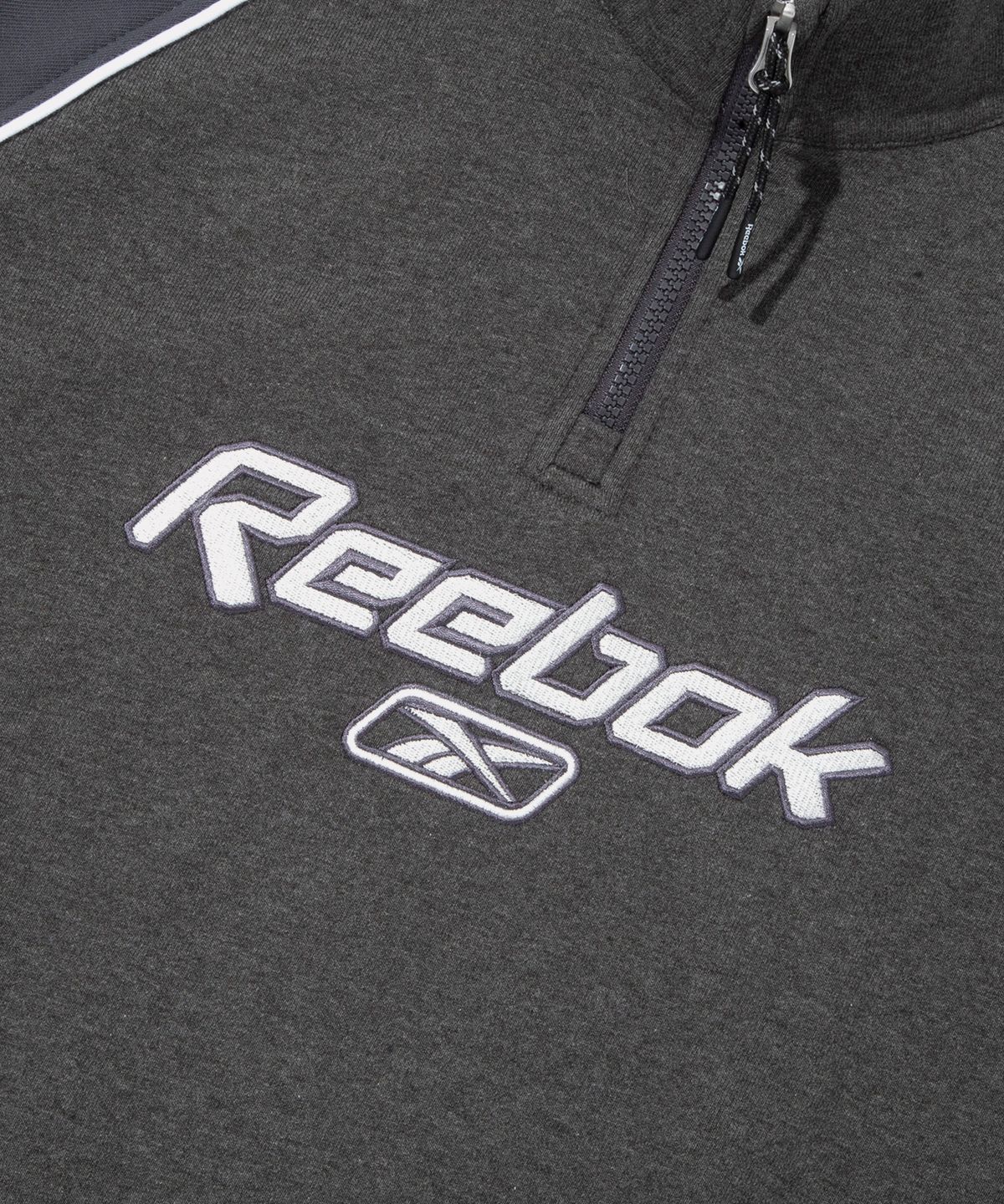 리복(REEBOK) 프리미어 반집업 맨투맨 - 차콜