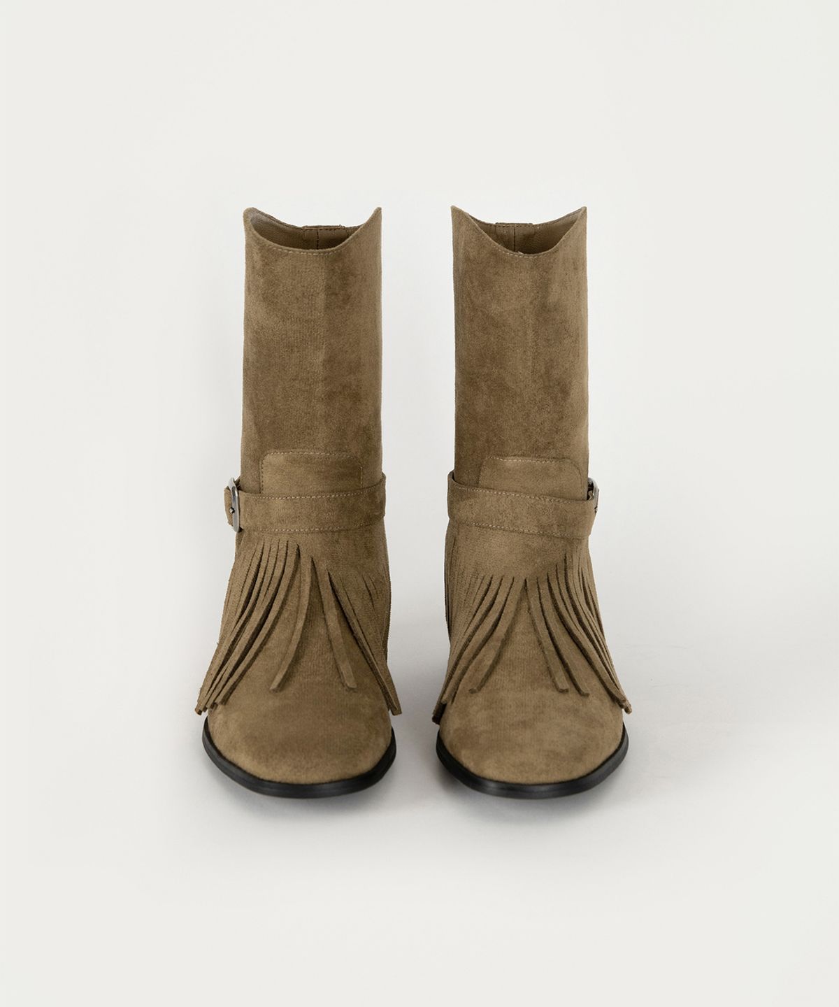 썸웨어버터(SOMEWHEREBUTTER) Fringe Boots - 2Color