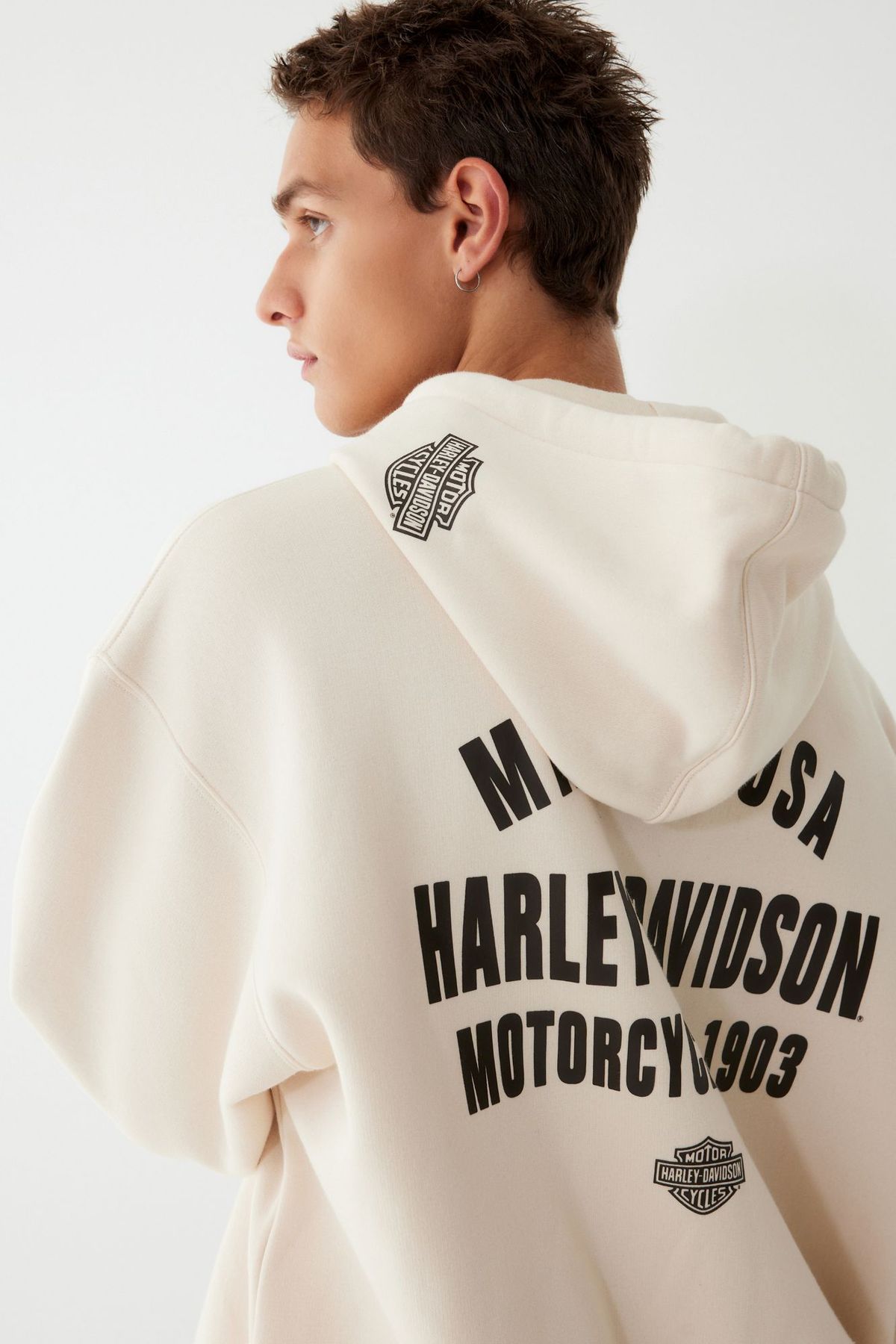할리데이비슨 컬렉션스®(HARLEY-DAVIDSON COLLECTIONS®) Authentic 후드티 크림 HH15309402