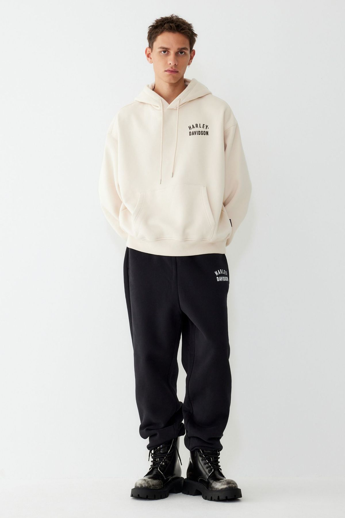할리데이비슨 컬렉션스®(HARLEY-DAVIDSON COLLECTIONS®) Authentic 후드티 크림 HH15309402