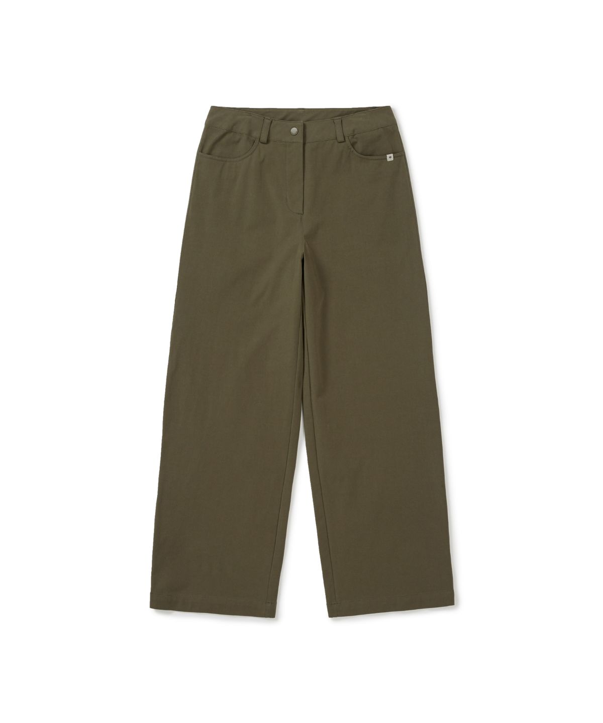 스노우피크 어패럴(SNOWPEAK APPAREL) 클랜드 여성 와이드 팬츠 (S25FWDPT91) Yellow Khaki