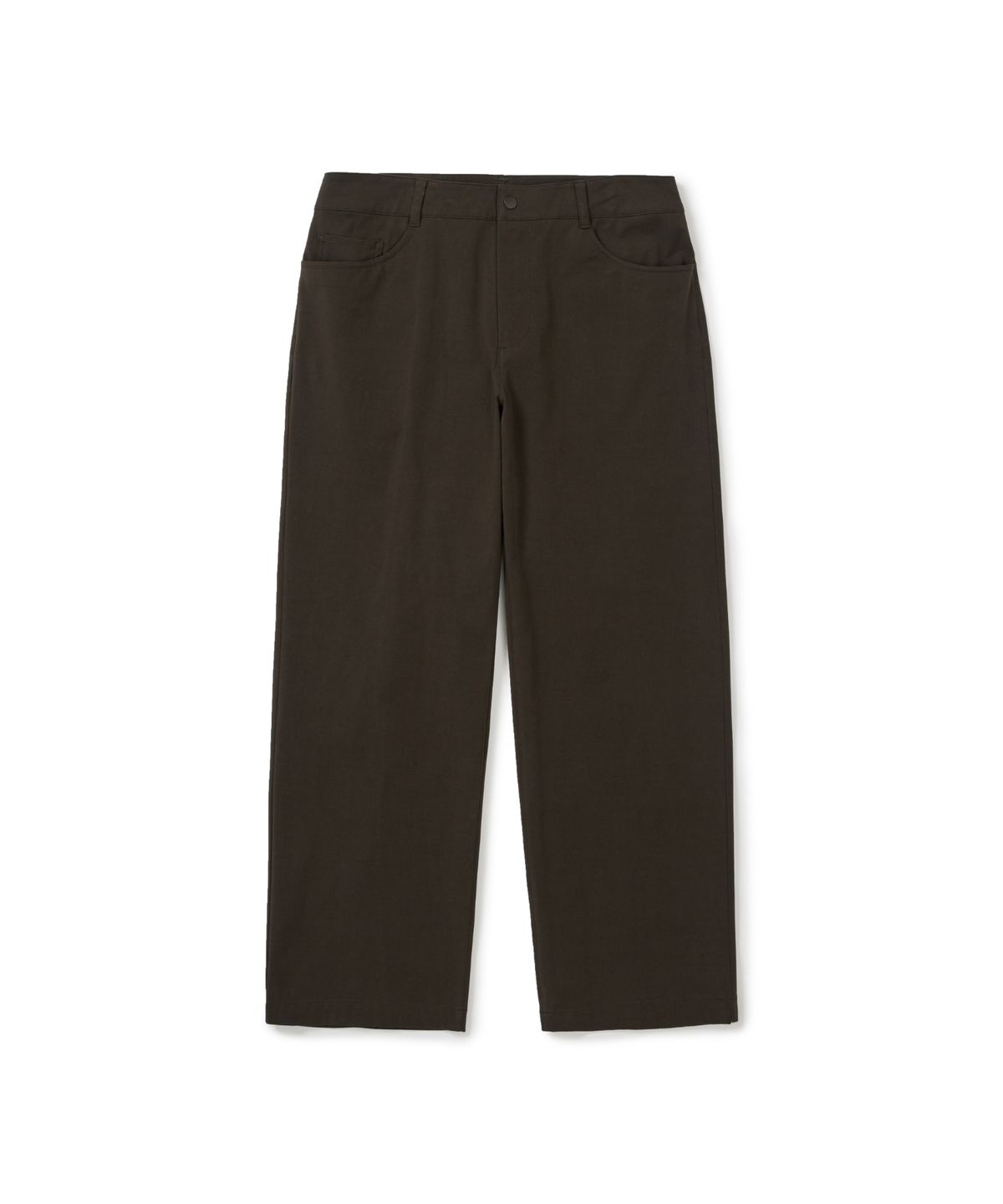 스노우피크 어패럴(SNOWPEAK APPAREL) 클랜드 세미와이드 팬츠 (S25FMDPT90) Choco Brown