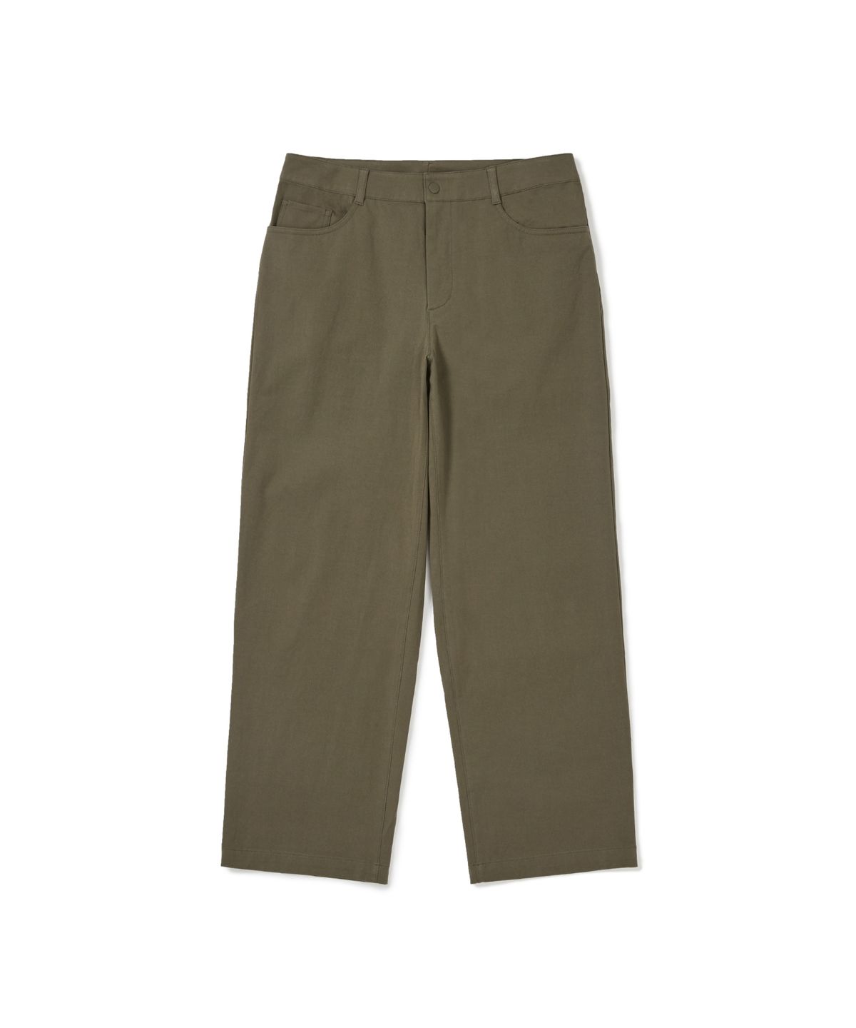 스노우피크 어패럴(SNOWPEAK APPAREL) 클랜드 세미와이드 팬츠 (S25FMDPT90) Yellow Khaki