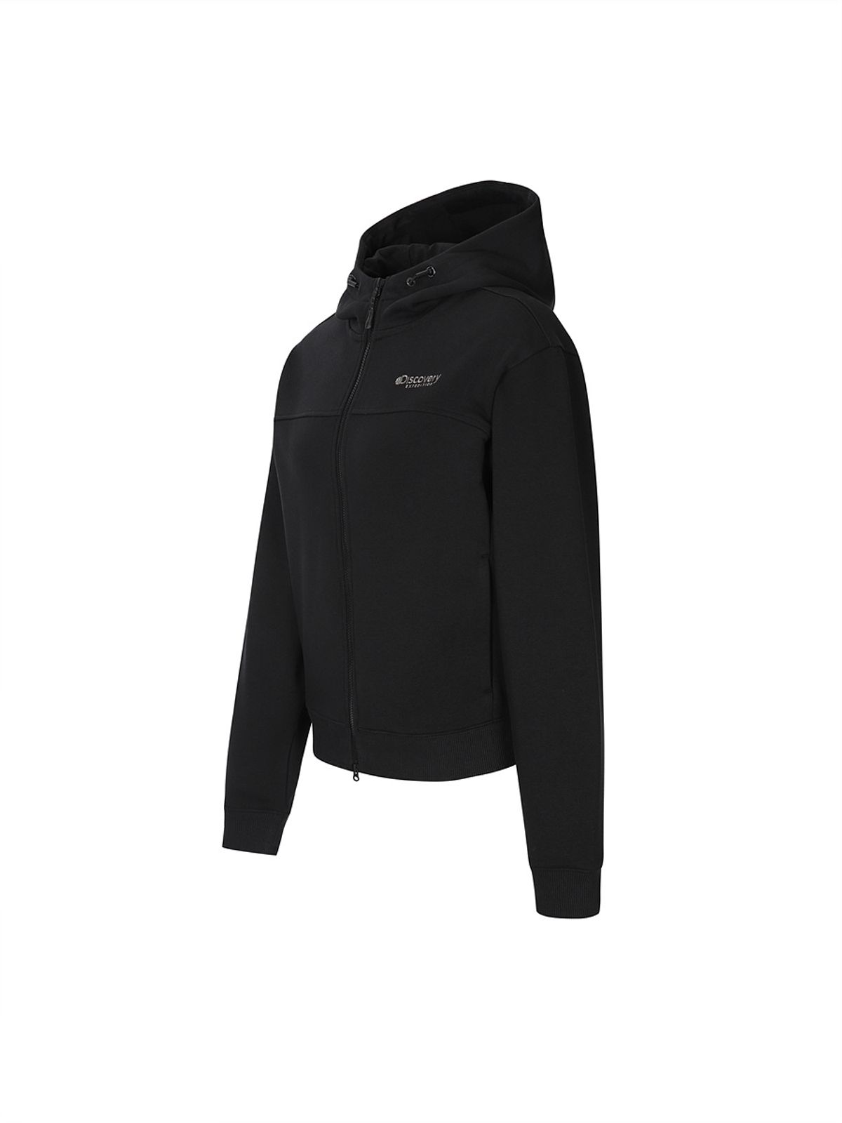 디스커버리 익스페디션(DISCOVERY EXPEDITION) 여성 소로나웜 에센셜 트레이닝 크롭 자켓 (BLACK)