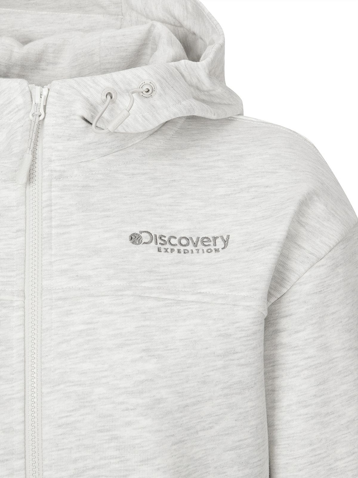 디스커버리 익스페디션(DISCOVERY EXPEDITION) 여성 소로나웜 에센셜 트레이닝 크롭 자켓 (M/IVORY)