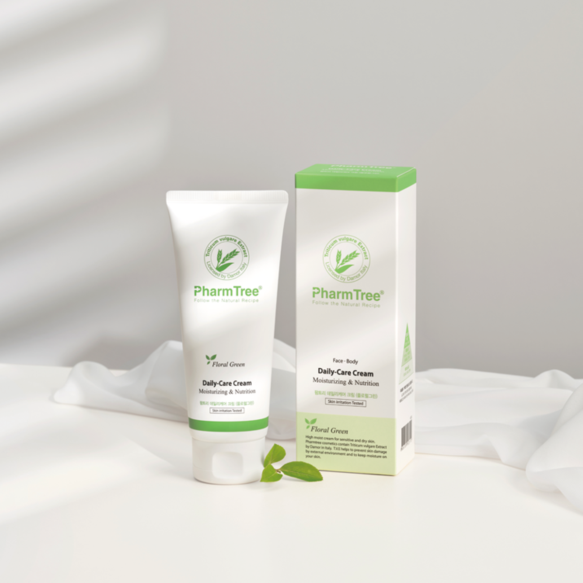 팜트리(PHARMTREE) 데일리케어 크림 (플로럴그린) 150ml