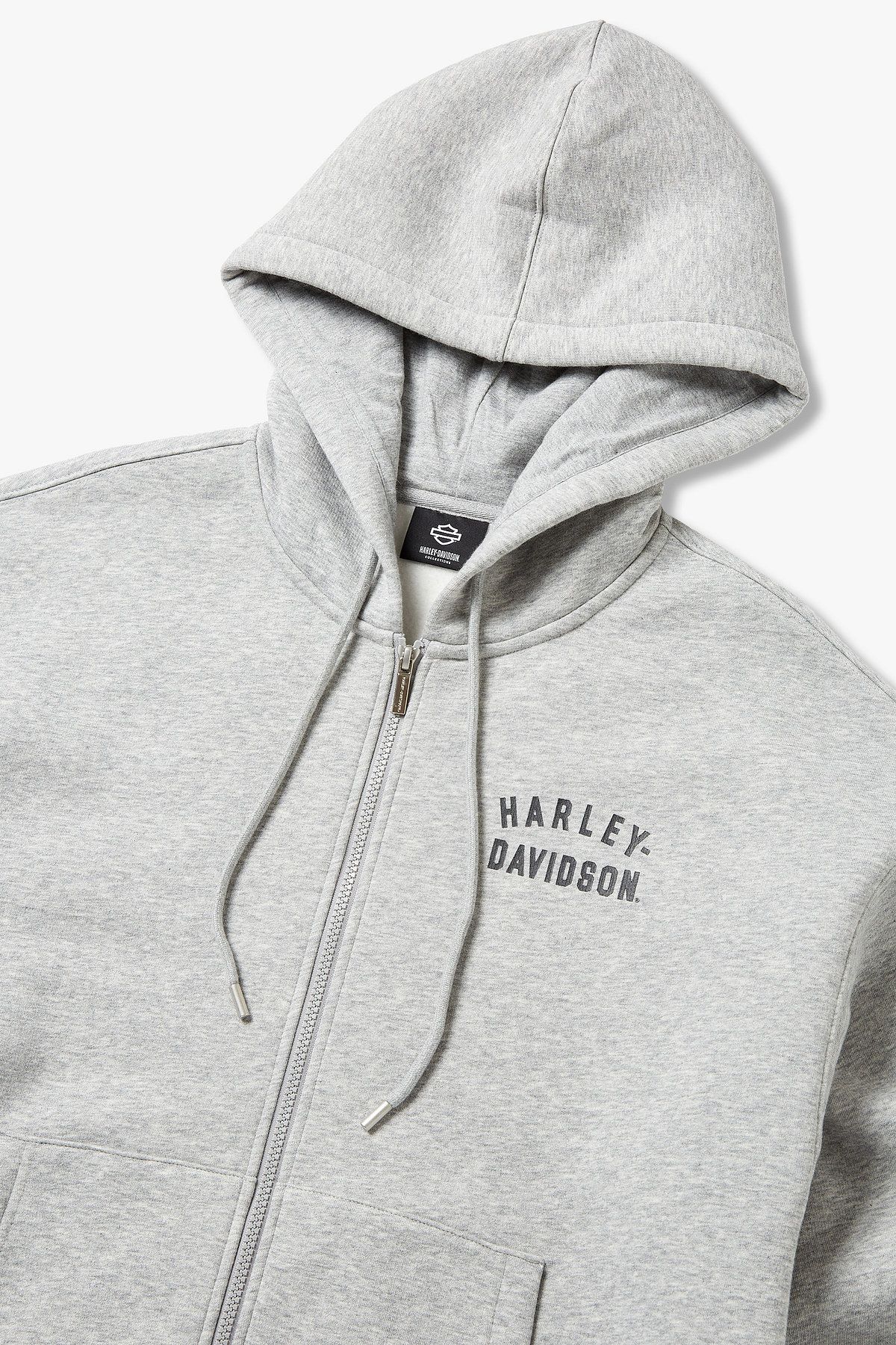 할리데이비슨 컬렉션스®(HARLEY-DAVIDSON COLLECTIONS®) Authentic 후드집업 멜란지 그레이 HH15309401