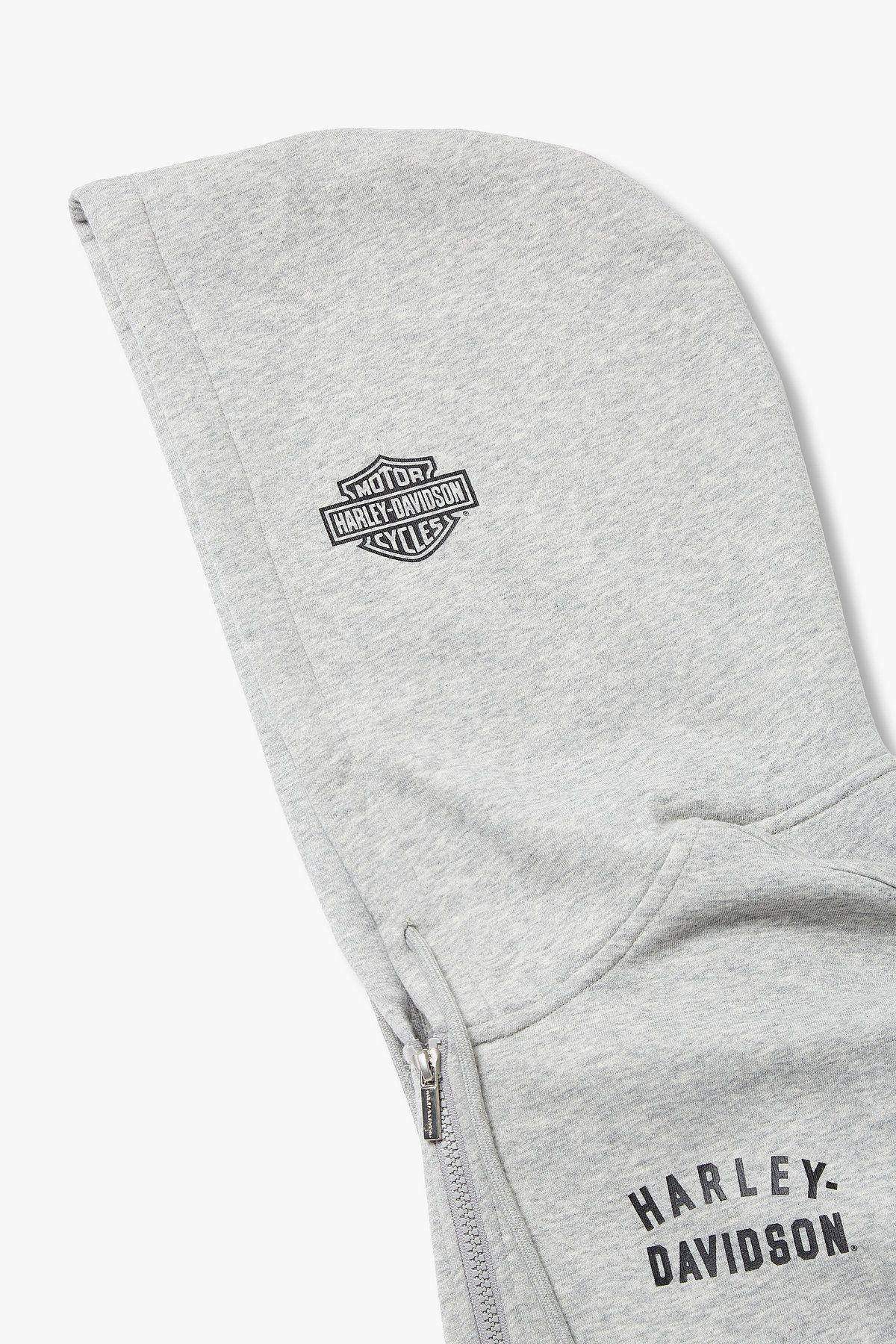 할리데이비슨 컬렉션스®(HARLEY-DAVIDSON COLLECTIONS®) Authentic 후드집업 멜란지 그레이 HH15309401