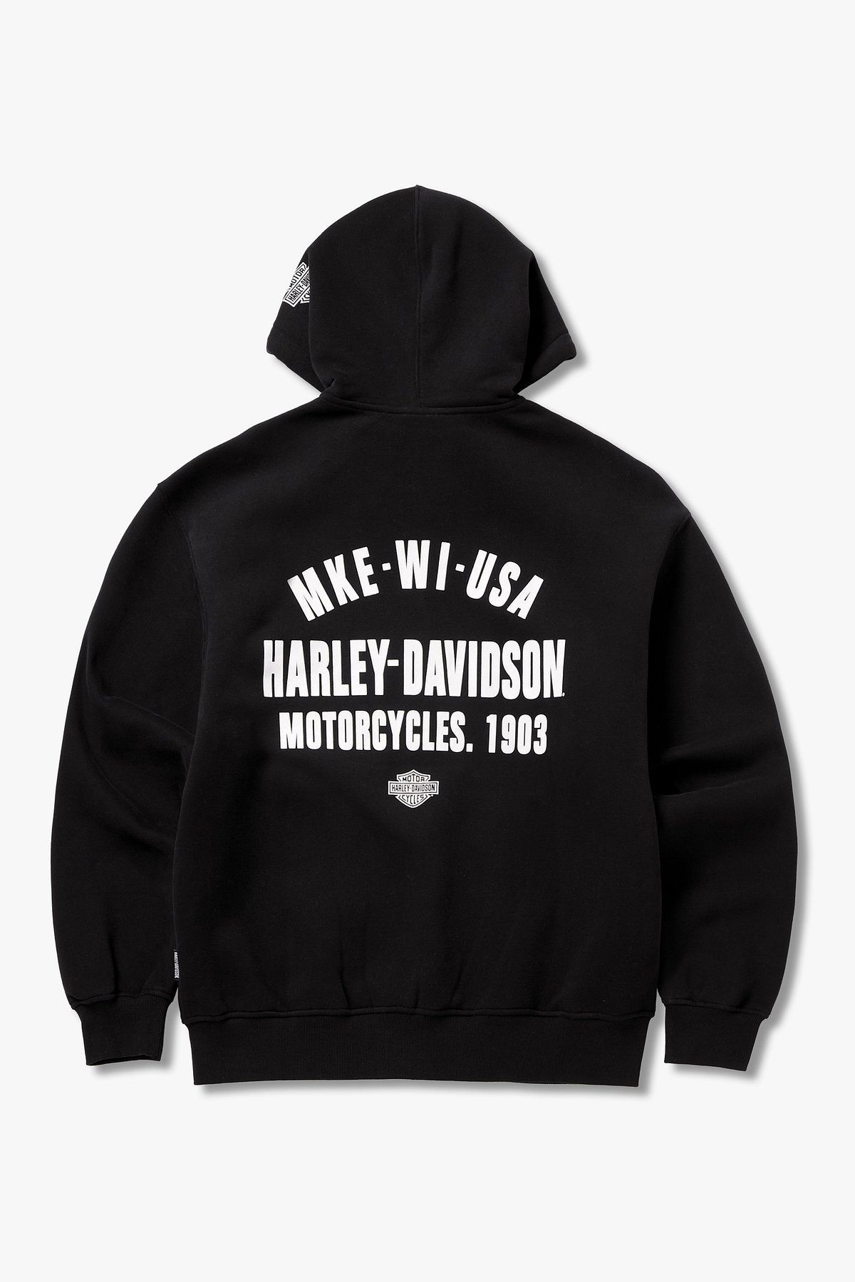 할리데이비슨 컬렉션스®(HARLEY-DAVIDSON COLLECTIONS®) Authentic 후드집업 블랙 HH15309401
