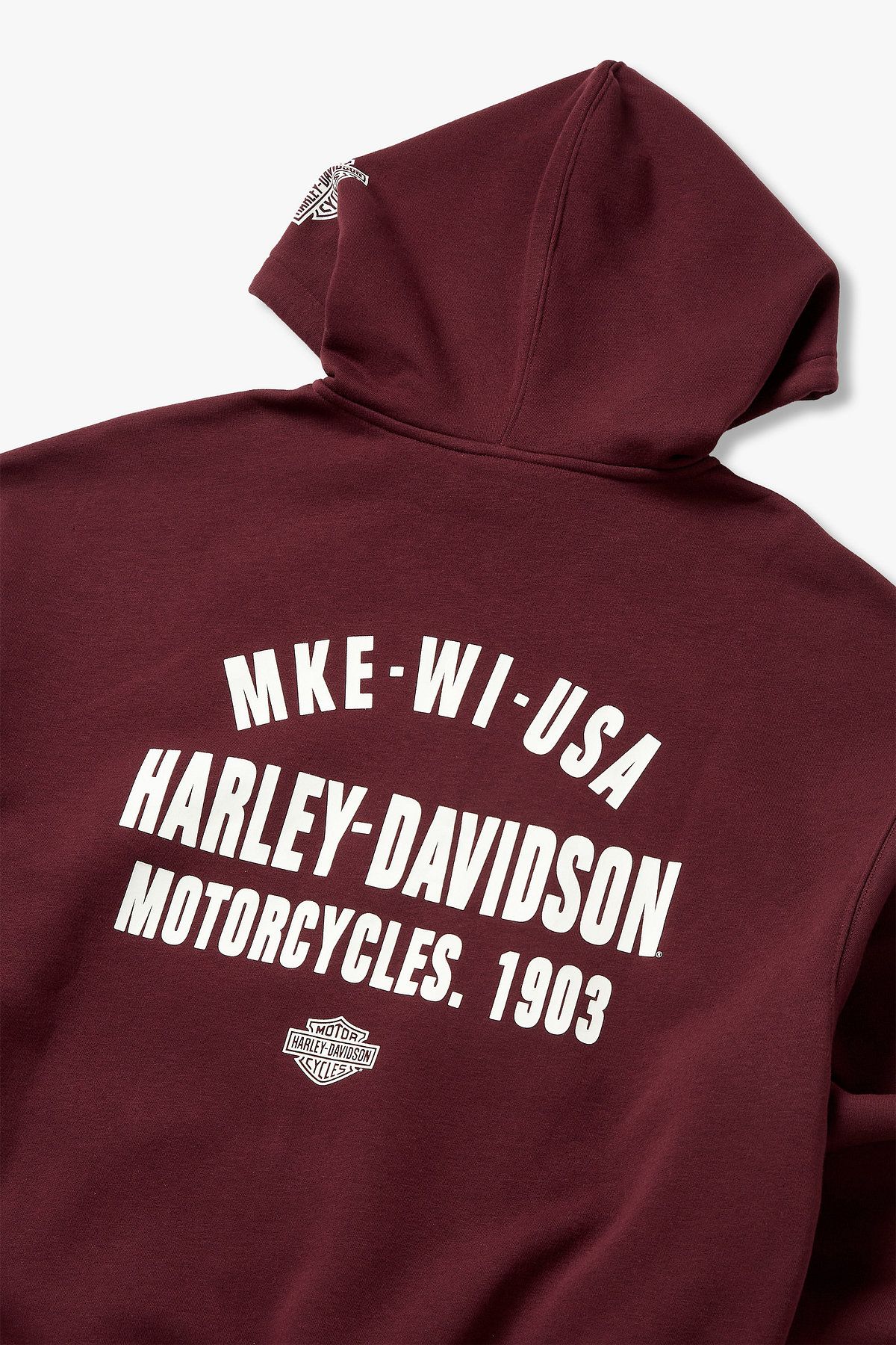 할리데이비슨 컬렉션스®(HARLEY-DAVIDSON COLLECTIONS®) Authentic 후드집업 와인 HH15309401
