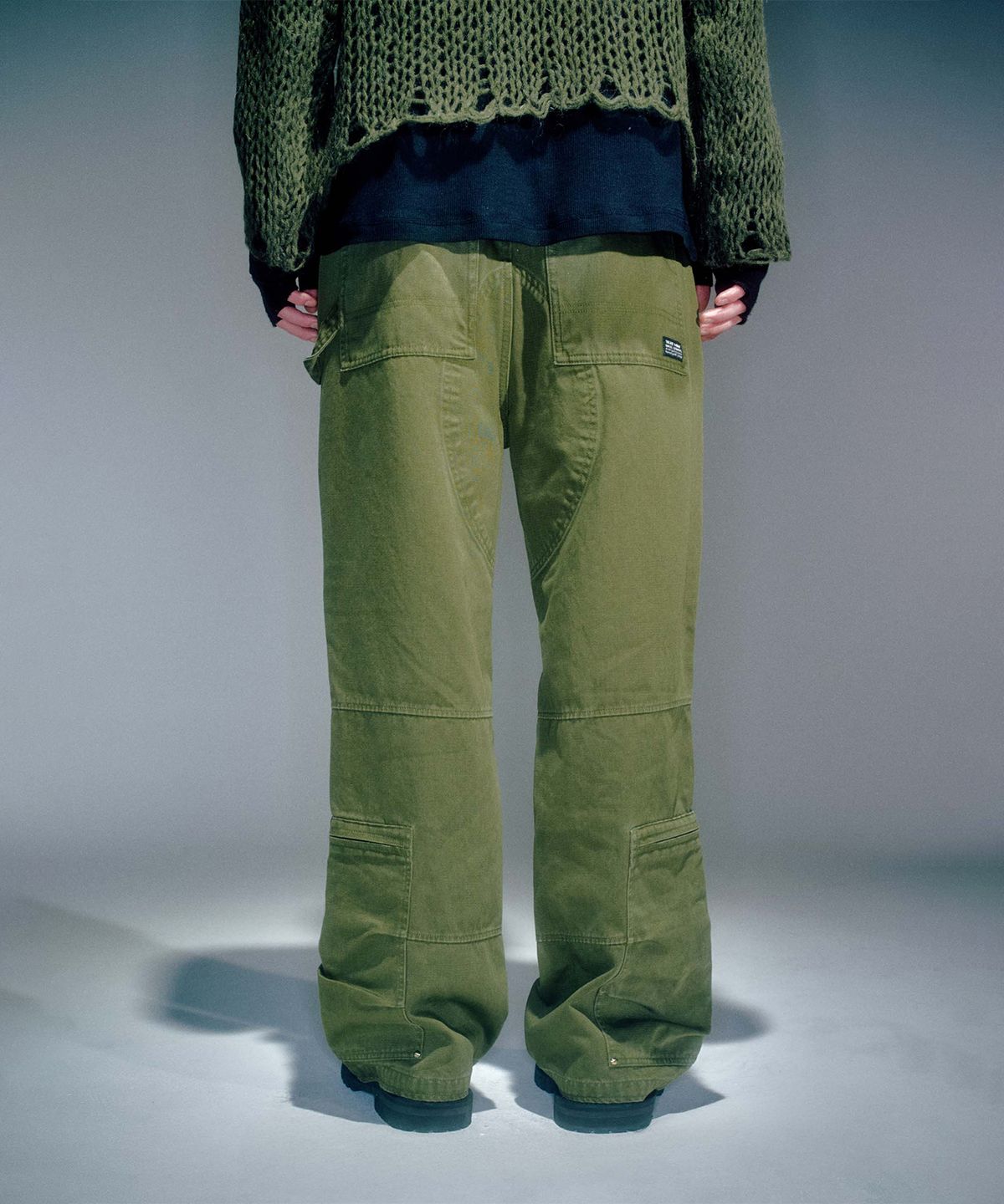 베이컨트 아카이브(VACANT ARCHIVE) MEN FEDRY WORK-PANTS KHAKI