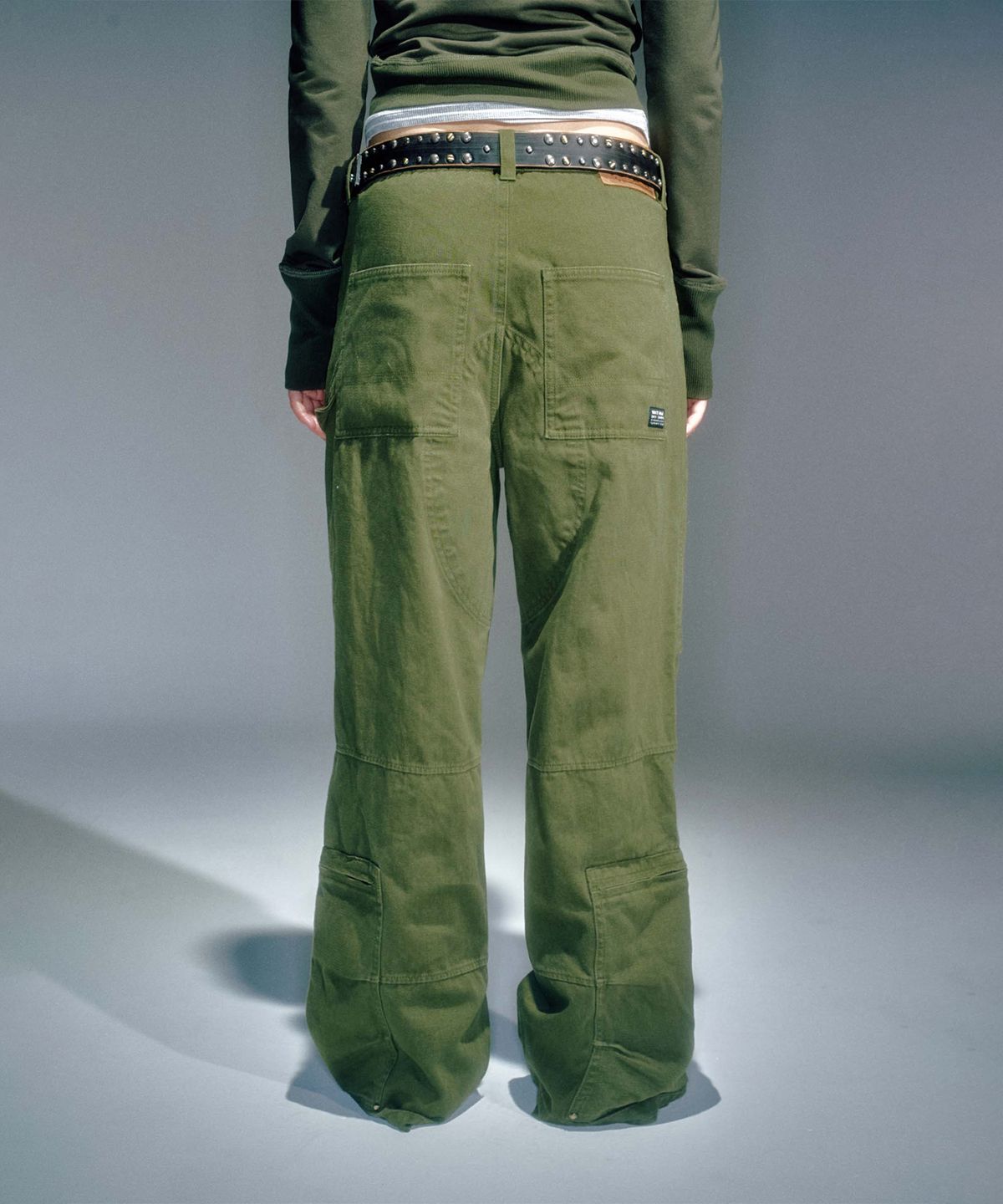 베이컨트 아카이브(VACANT ARCHIVE) WOMEN FEDRY WORK-PANTS KHAKI