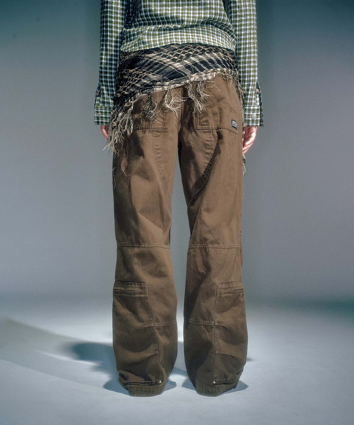 베이컨트 아카이브(VACANT ARCHIVE) WOMEN FEDRY WORK-PANTS BROWN