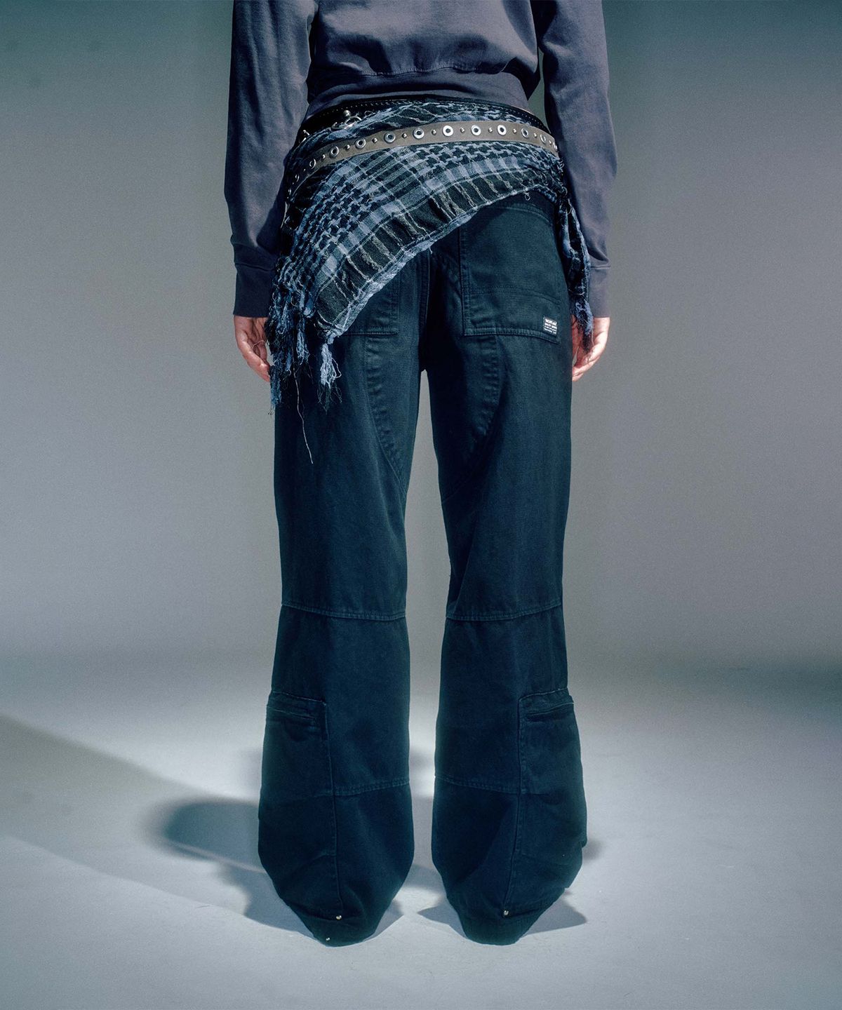 베이컨트 아카이브(VACANT ARCHIVE) WOMEN FEDRY WORK-PANTS BLACK