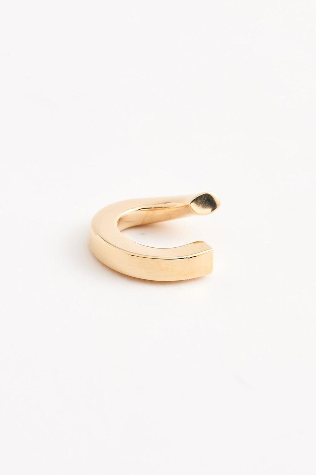 휴스타드(HUSTAD) 202 Gold basic earcuff _ 14k  골드 베이직 이어커프