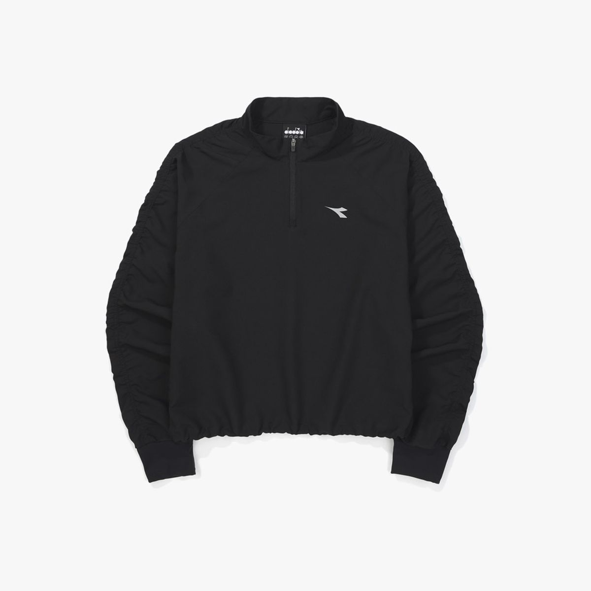 디아도라(diadora) 셔링 하프집업 러닝 피스테 우먼 BLACK