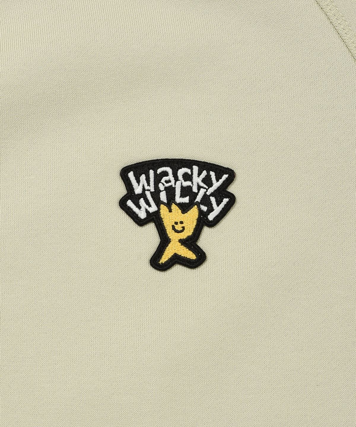와키윌리(WACKY WILLY) 키키 로고 브이넥 가디건 라이트 카키
