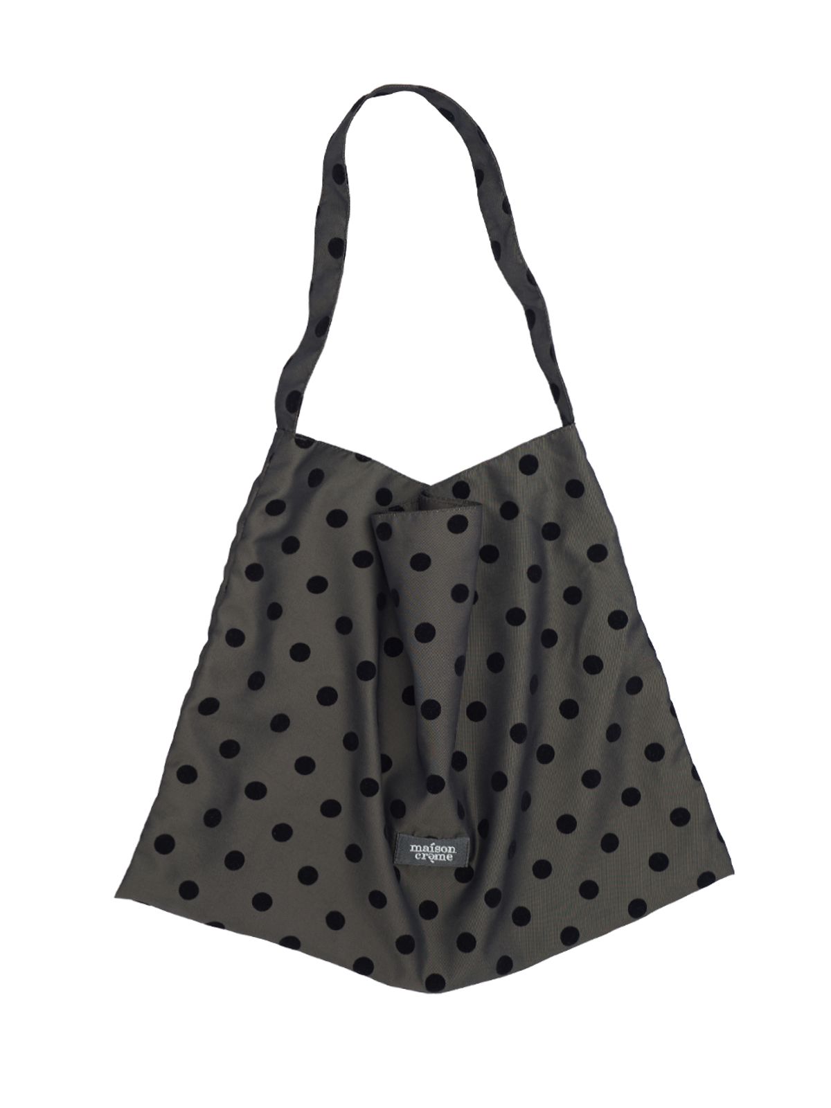메종크렘(MAISON CREME) Topping Ecobag_Moss dot