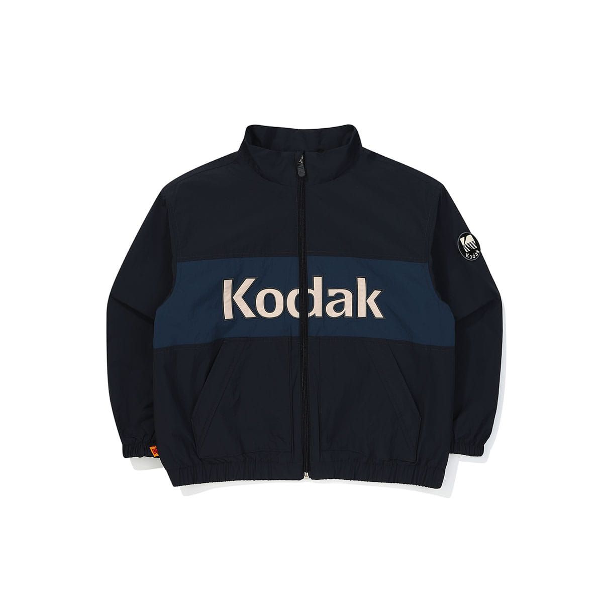 코닥 키즈(KODAK KIDS) 컬러블럭 빅로고 안감 자켓 키즈 NAVY