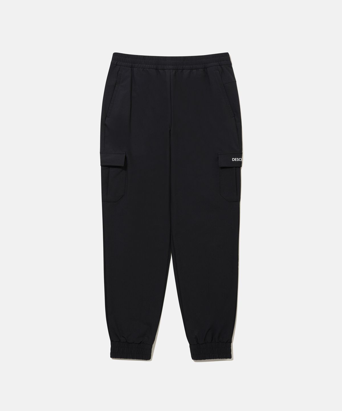 데상트(DESCENTE) 기모 우븐 카고 조거 팬츠 블랙(SQ323UPT91)