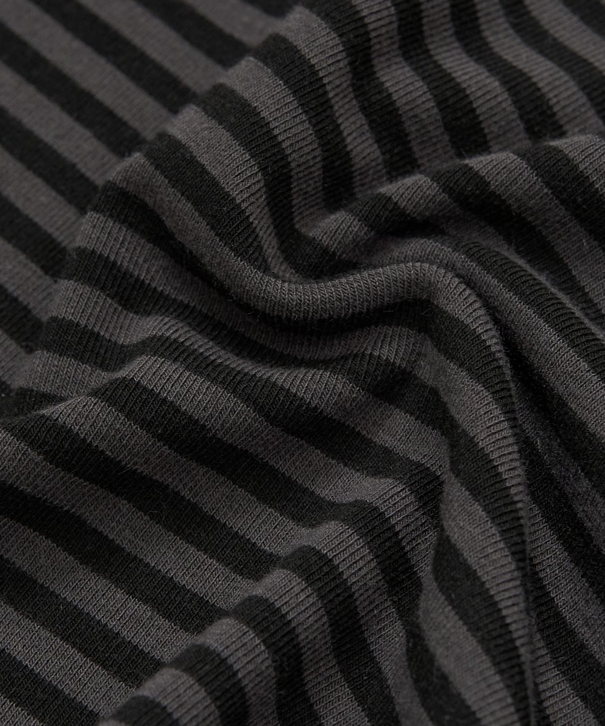 토피 우먼(TOFFEE WOMEN) W 데일리 스트라이프 래글런 티셔츠 (BLACK)