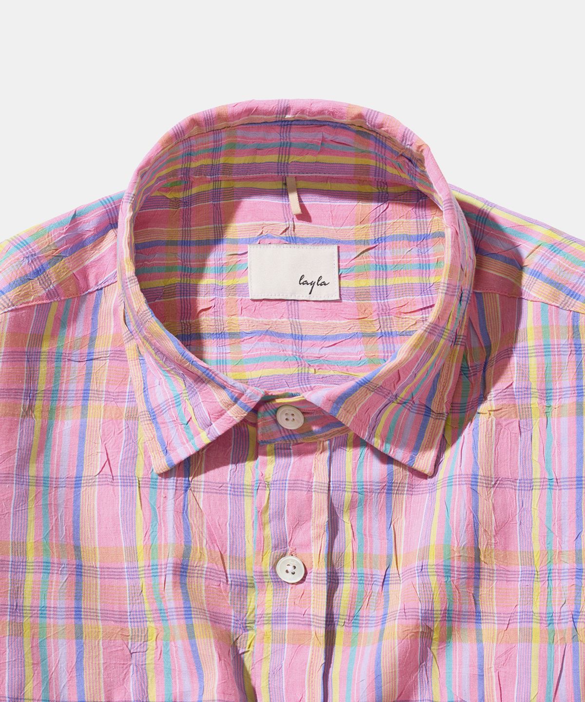 다이아몬드 레이라(DIAMOND LAYLA) RE-LAUNCH  - Fairy Floss Check Shirt S185
