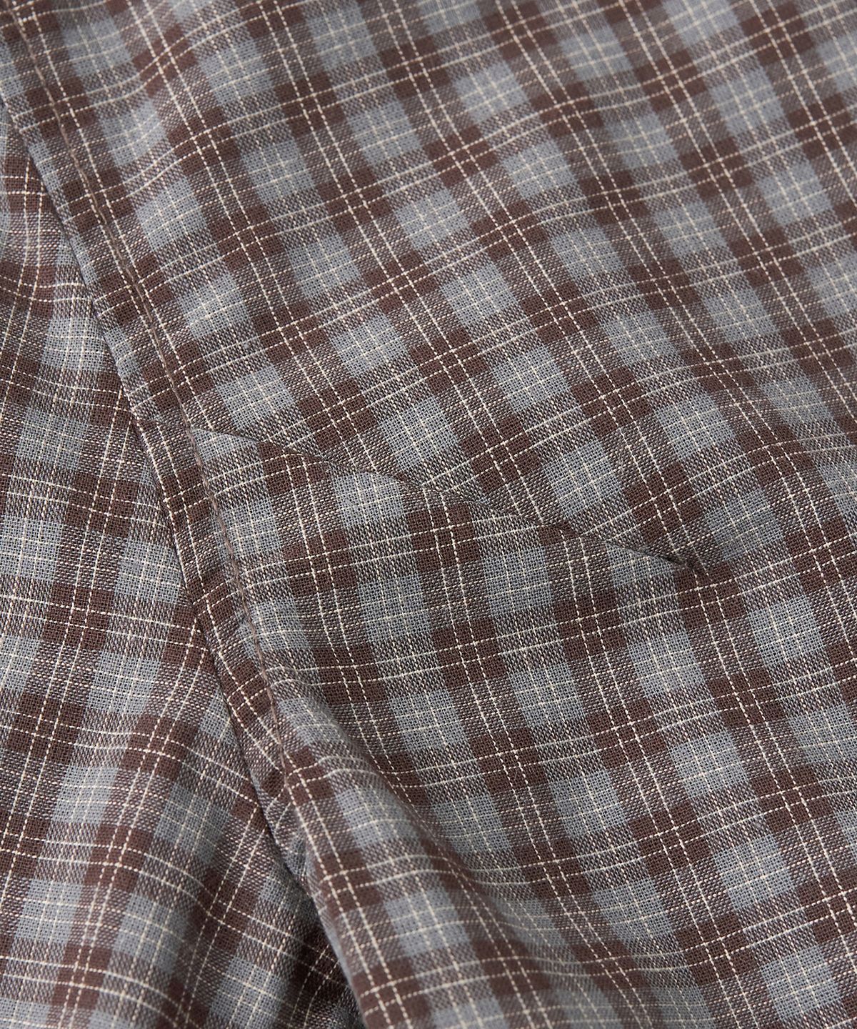 토피 우먼(TOFFEE WOMEN) W 레귤러 핏 체크 셔츠 (BROWN)