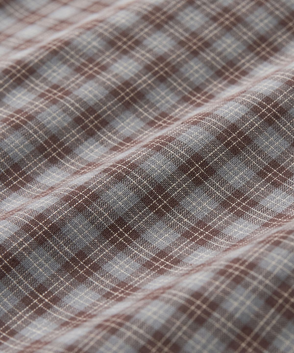 토피 우먼(TOFFEE WOMEN) W 레귤러 핏 체크 셔츠 (BROWN)