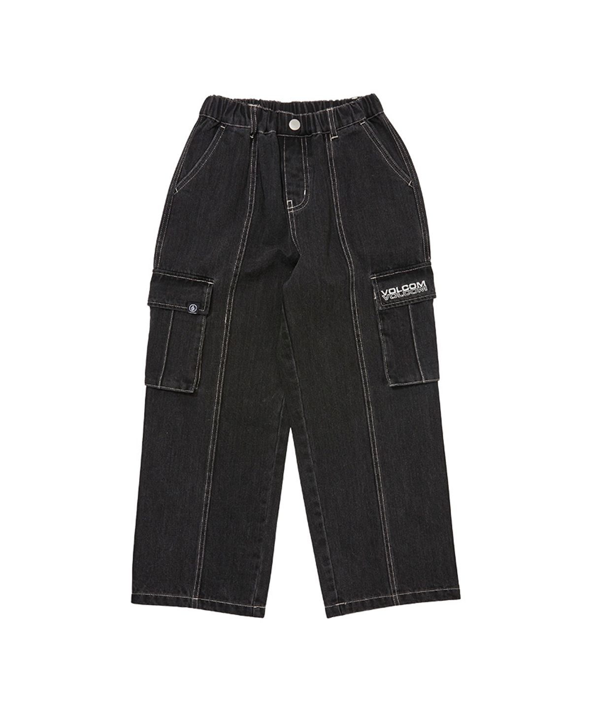 볼컴 키즈(VOLCOM KIDS) 볼컴키즈 카고 포켓 데님팬츠 D5F009