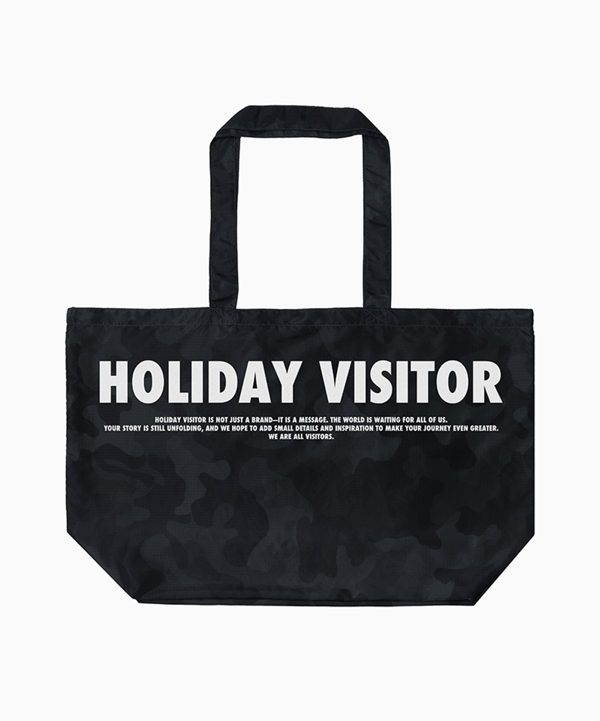 홀리데이비지터(HOLIDAYVISITOR) 카모 빅 에코백