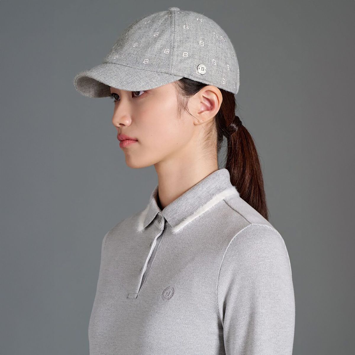 빈폴 액세서리(BEANPOLE ACCESSORY) 여성 헌팅캡 - 라이트그레이