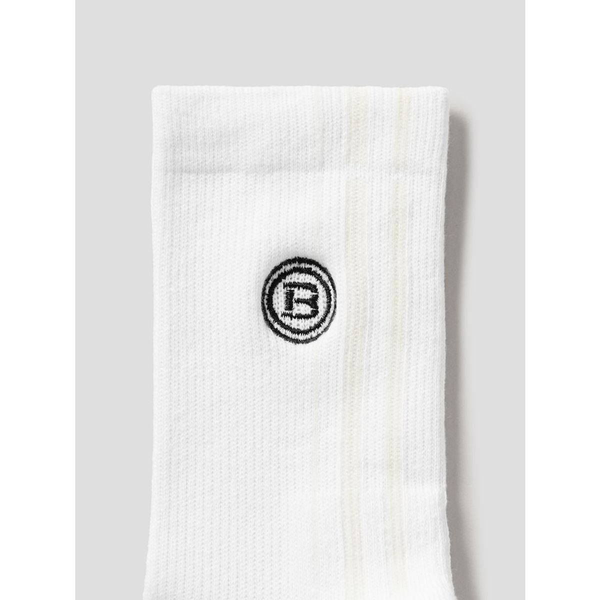 빈폴 액세서리(BEANPOLE ACCESSORY) 남성 스트라이프 미들삭스 - 화이트
